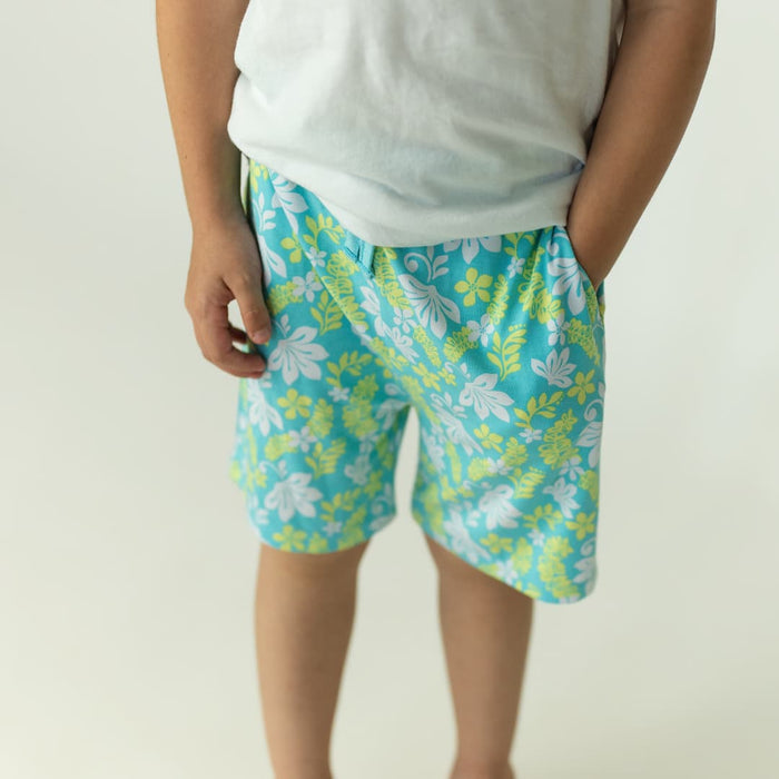 Naupaka Coast Bamboo Drawstring Shorts