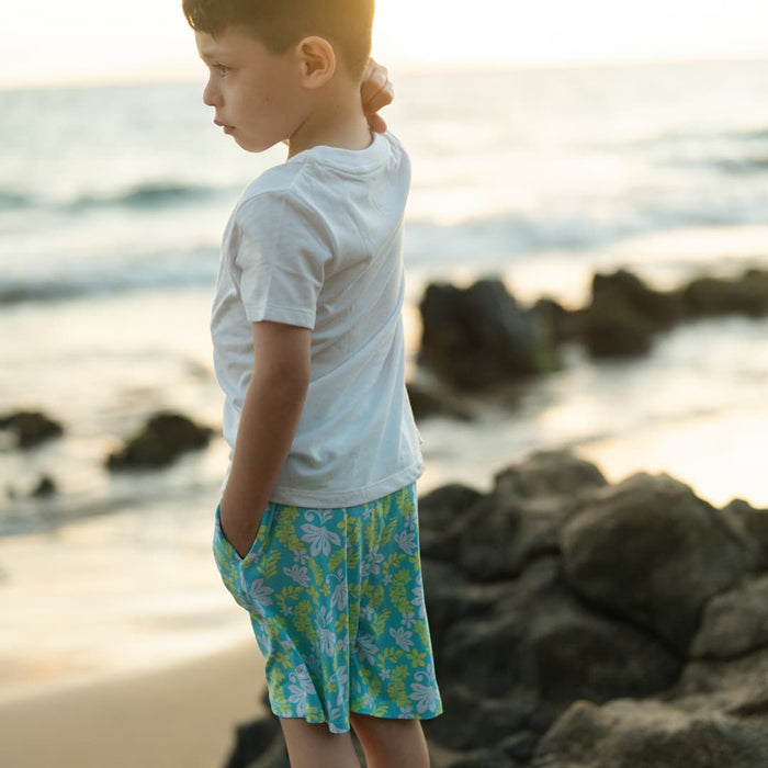 Naupaka Coast Bamboo Drawstring Shorts