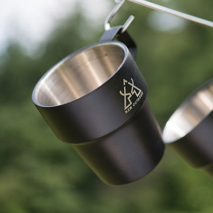 NEW Black Mug 5-Piece Set - KZM