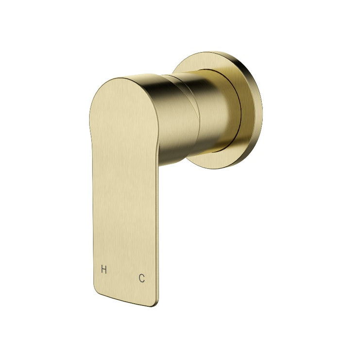 Nova Brushed Bronze Wall Mixer - Acqua Bathrooms
