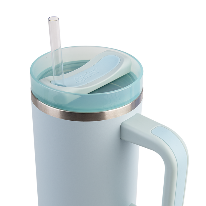 Oasis Stainless Steel Double Wall Insulated "Commuter" Travel Tumbler 1.2L - Sea Mist
