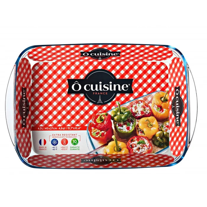 O'Cuisine Rectangular Roaster 4.5L/40x27cm (Made in France)