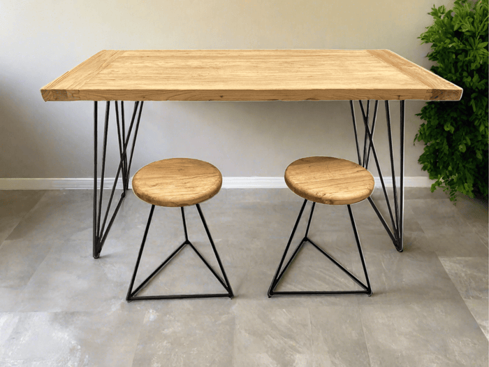 Old Barn Prism Stool - Round -