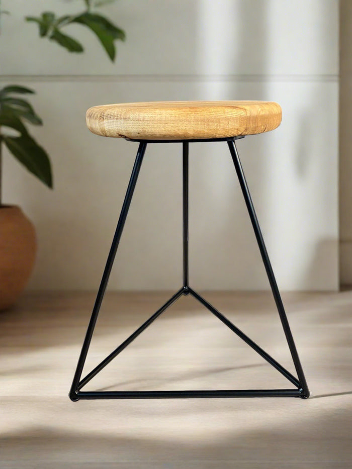 Old Barn Prism Stool - Round -