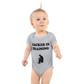 One Piece Bodysuit - Rabbit Skins® - Black Text