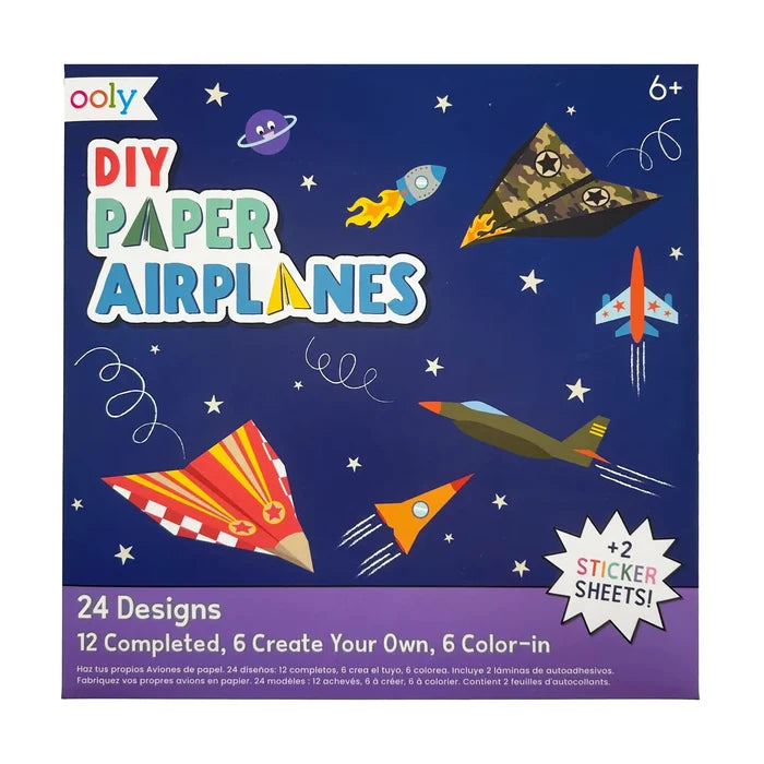 Ooly – DIY Paper Airplanes (Set of 24)