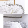 Origa 20 Pack Stainless Steel Strong Metal Wire Hangers, 16.5 inch Coat Hanger, Standard Suit Hangers, Clothes Hanger
