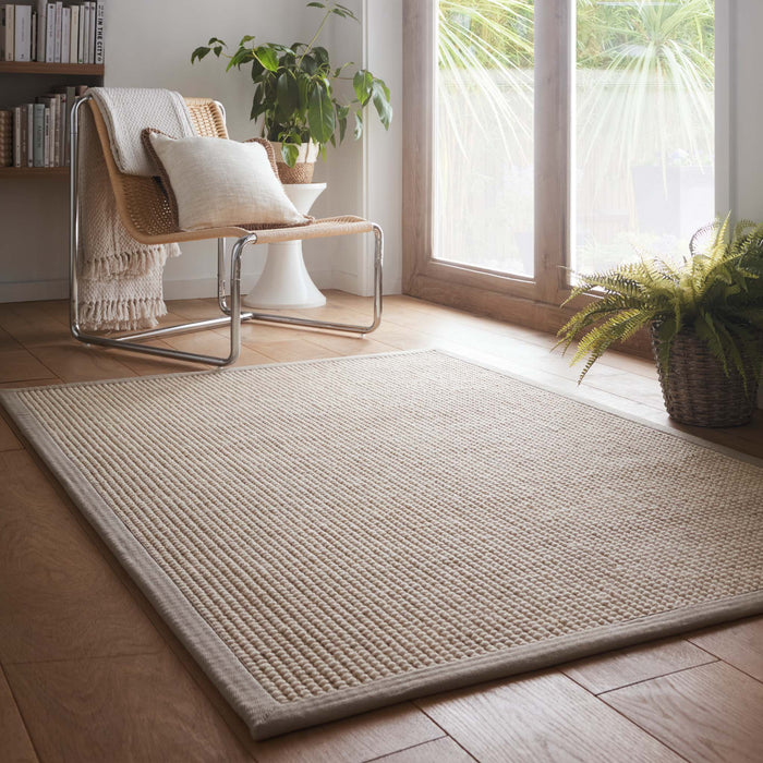 Origins Sisal Boucle with Soft Grey Border
