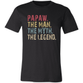 PAPAW The Man The Myth The Legend T-Shirt Black