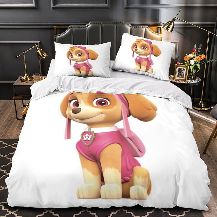 Paw Patrol Skye Duvet Cover Pattern Bedding Set Without Filler