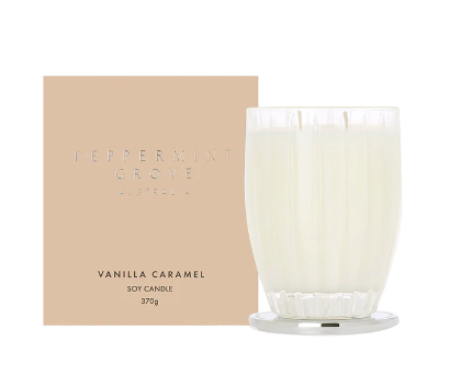 Peppermint Grove Australia - Vanilla Caramel Soy Candle - 370g