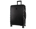 Pierre Cardin Hard Shell 4 Wheel Suitcase - Large - Black - Expandable - Lightweight
