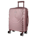 Pierre Cardin Hard Shell 4 Wheel Suitcase - Large - Rose - Expandable - Lightweight