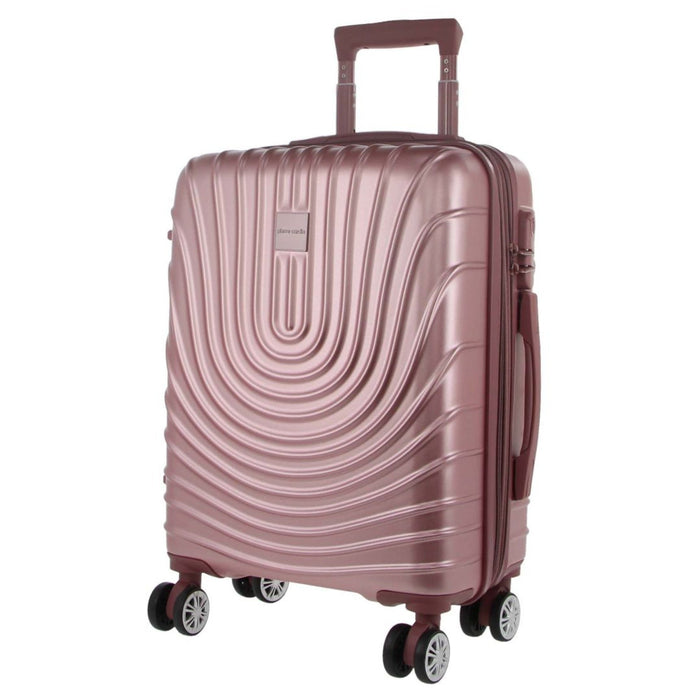 Pierre Cardin Hard Shell 4 Wheel Suitcase - Large - Rose - Expandable - Lightweight