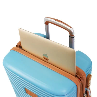 Pierre Cardin Hard Shell Suitcase Cabin - Blue