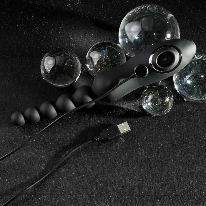 Playboy Pleasure Let It Bead Vibrating Flexible Anal Vibrator with Suction - Rolik®