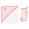 Plumeria Honey Hooded Towel Set