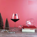 Premium lead-free crystal grand goblet wine glass