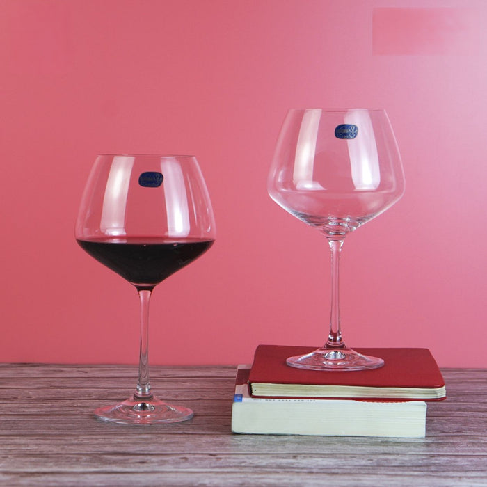 Elegant wine goblet with a generous bowl for aeration