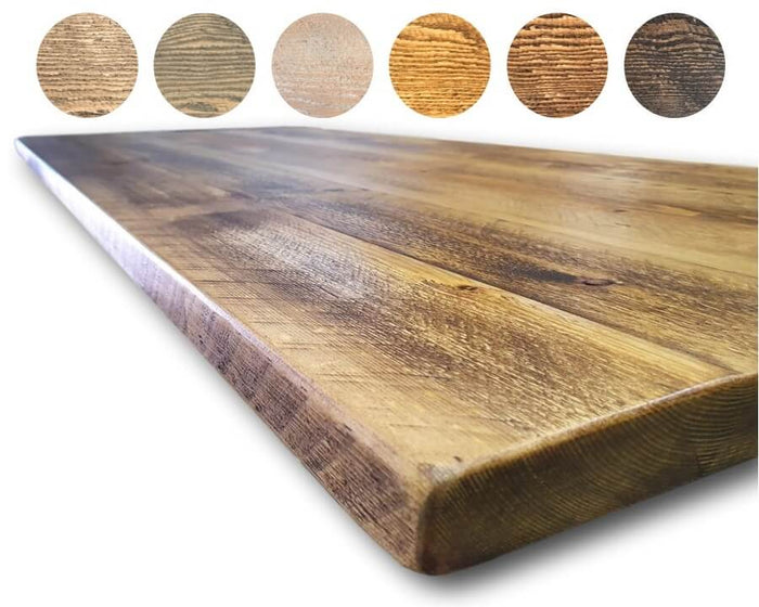 Reclaimed Rustic Weathered Desk Top - 90cm - 44cm