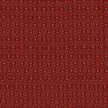 Red Velvet 81700-3 - red cotton with white stitched hearts and tiny white daisies