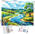 River Through the Countryside