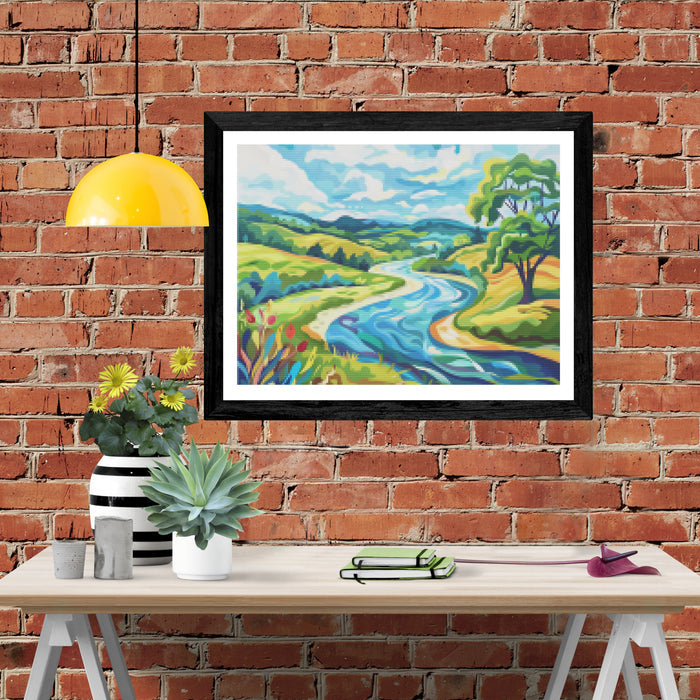 River Through the Countryside