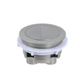 Round Brushed Nickel Flush Buttons - Acqua Bathrooms