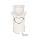 Ruffled Heart Pullover Sweater