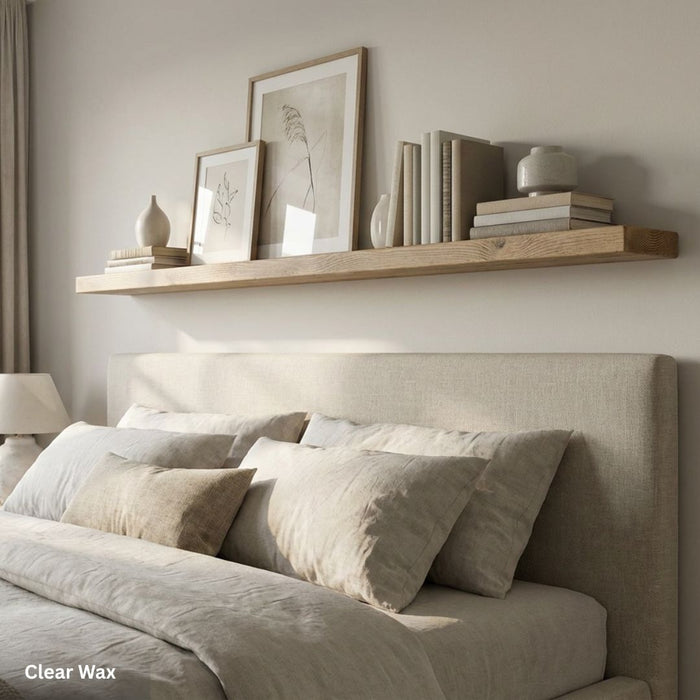 Rustic Shelf 38mm with Floating Brackets - 60cm - 15cm