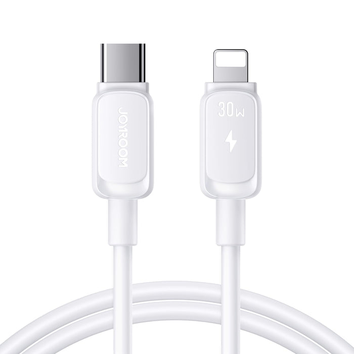 S-A55 StarFlight Series 30W Auto Power-Off Fast Charging Data Cable?Type-C to Lightning? 1.2m - White