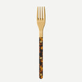 Sabre Bistrot Salad Fork - Tortoise with Gold