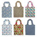 Sachi Eco Reusable Foldable Shopping Bag - 6 Assorted Designs