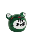 "Safe and sound" Frog Cat Figurine