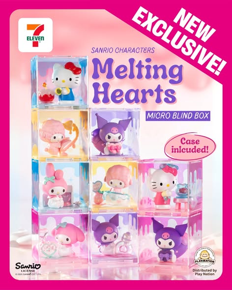 Sanrio Characters Melting Heart Series Mini Box