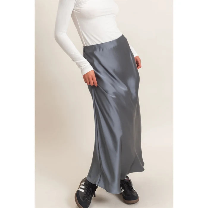 Satin Maxi Skirt