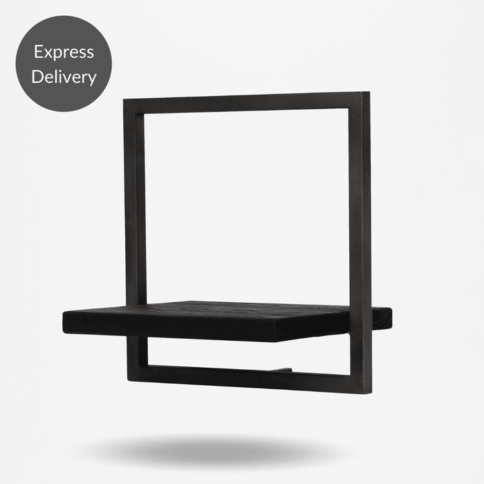 SHELFMATE Burned Black Teak - Style B -