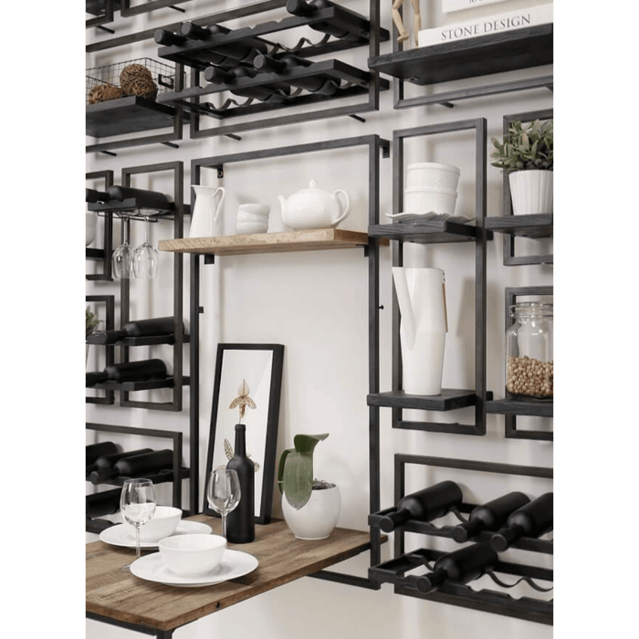SHELFMATE Burned Black Teak - Style B -