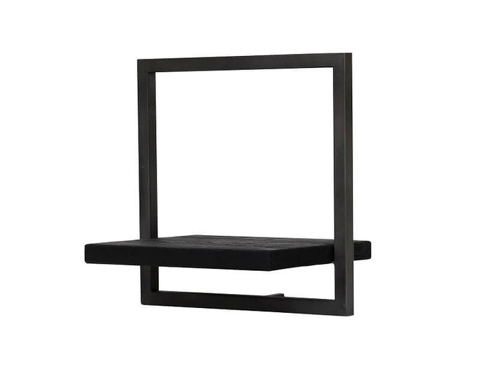SHELFMATE Burned Black Teak - Style B -