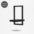 SHELFMATE Burned Black Teak - Style E -