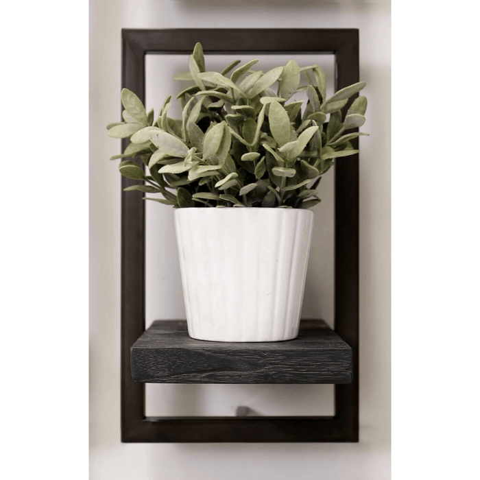 SHELFMATE Burned Black Teak - Style E -