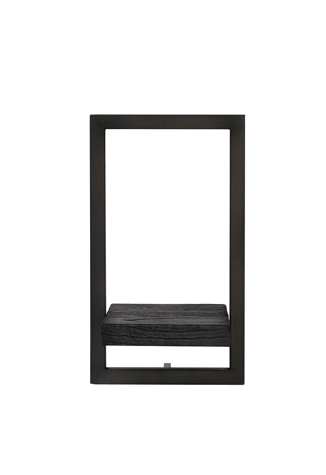 SHELFMATE Burned Black Teak - Style E -
