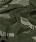 Silk Chiffon Wide- Olive Green