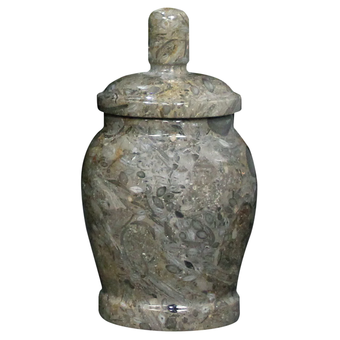 Small/Keepsake 10 Cubic Inch Classic Oceanic Marble Funeral Cremation Urn