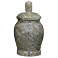 Small/Keepsake 10 Cubic Inch Classic Oceanic Marble Funeral Cremation Urn