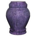 Small/Keepsake 15 Cubic Inch Purple Embrace Natural Marble Funeral Cremation Urn