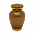 Small/Keepsake 3 Cubic Inches Autumn Gold Funeral Cremation Urn for Ashes