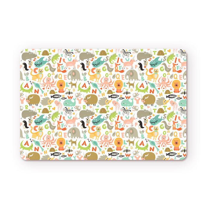 Smartserve Printed Rectangular MDF Wooden Placemats 11.5 x 17.5 Inch, D45