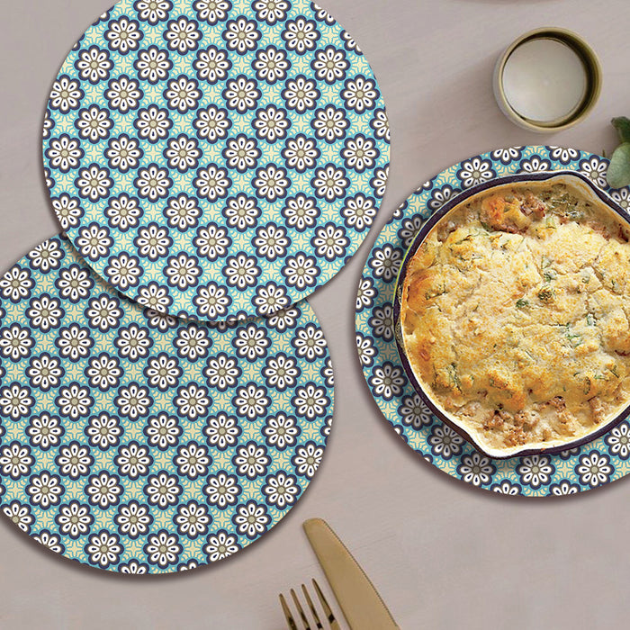 Smartserve Round Trivet Placemats 9 x 9 Inch, D44