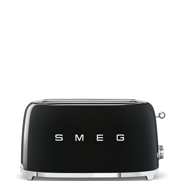 Smeg | 4x2 Slice Toaster, Black
